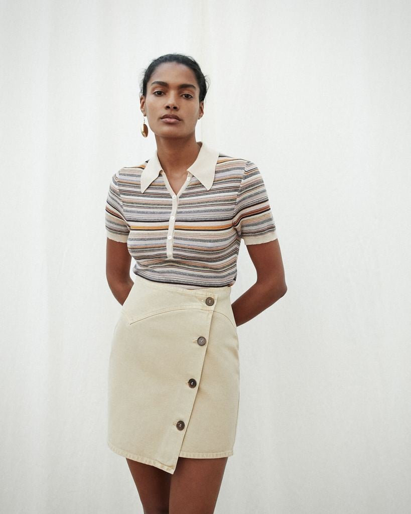 Quinoa Knit Polo Shirt
