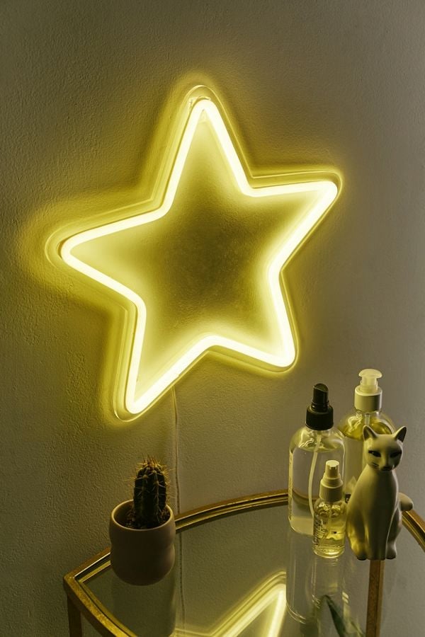 Urban Outfitters Star Neon Sign