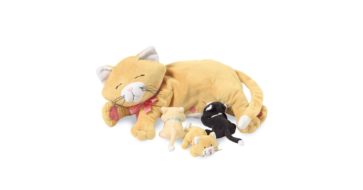 manhattan toy nursing nina cat nurturing soft toy