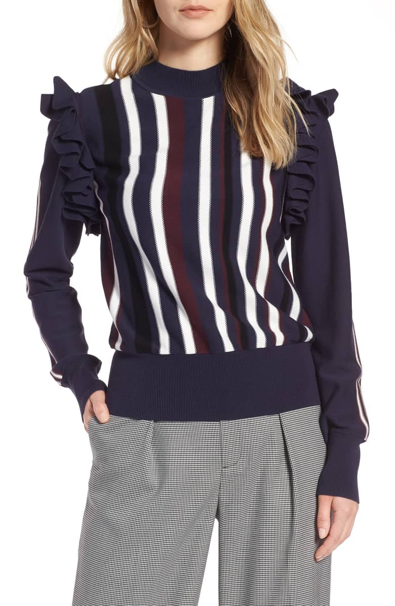 Halogen Detachable Sleeve Sweater