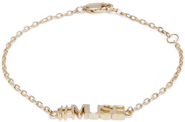 Gus + Al 14K Yellow Gold #MUSE Superthought Bracelet ($750)