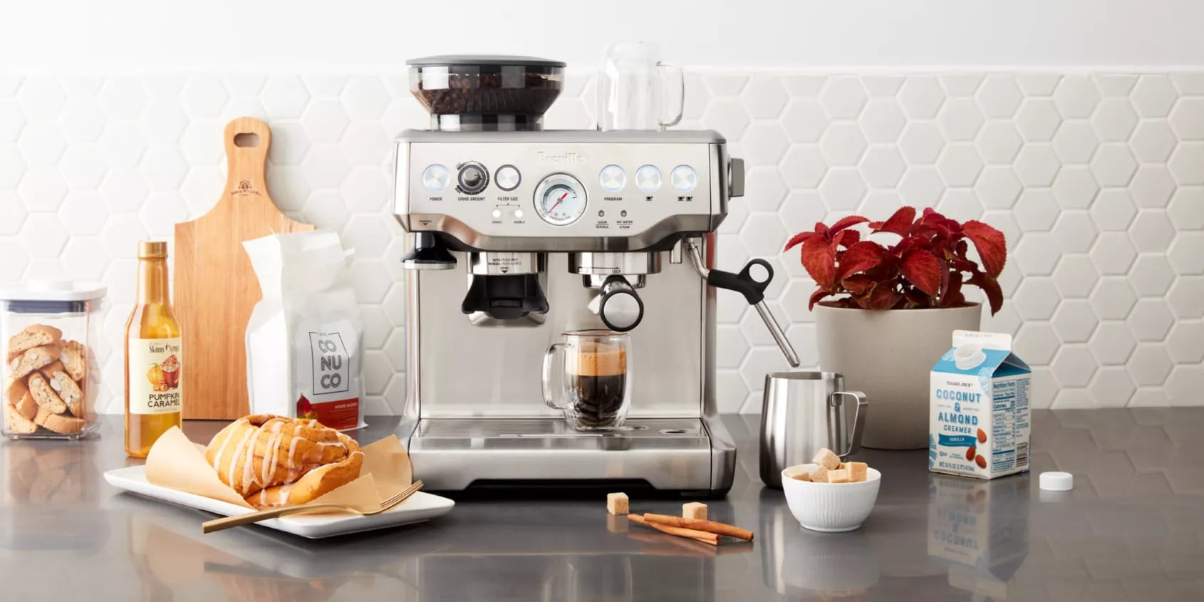 Breville espresso machine hotsell bed bath and beyond