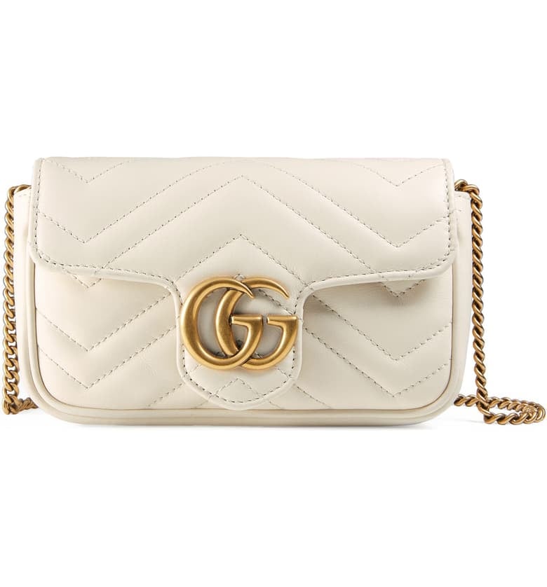 Gucci Supermini GG Marmont 2.0 Matelassé Leather Shoulder Bag