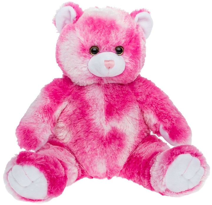 fluffy pink teddy bear