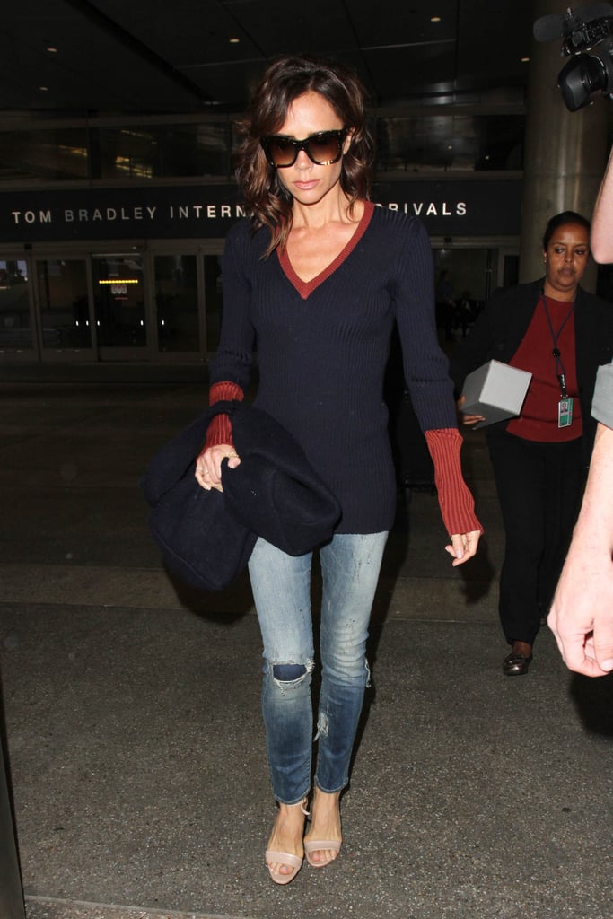 Victoria Beckham Wearing Skinny Jeans October 2016 | POPSUGAR Fashion