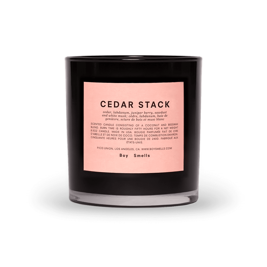 Boy Smells Cedar Stack Candle