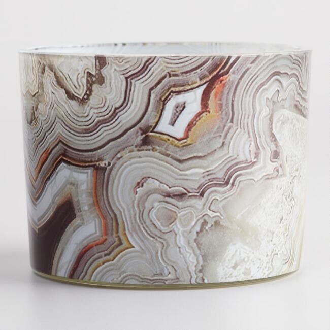 Agate Stone Candle