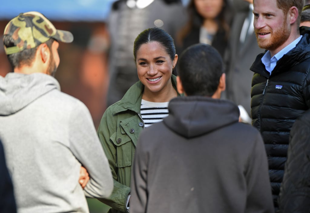 Meghan and Harry With Horses on Morocco Tour February 2019