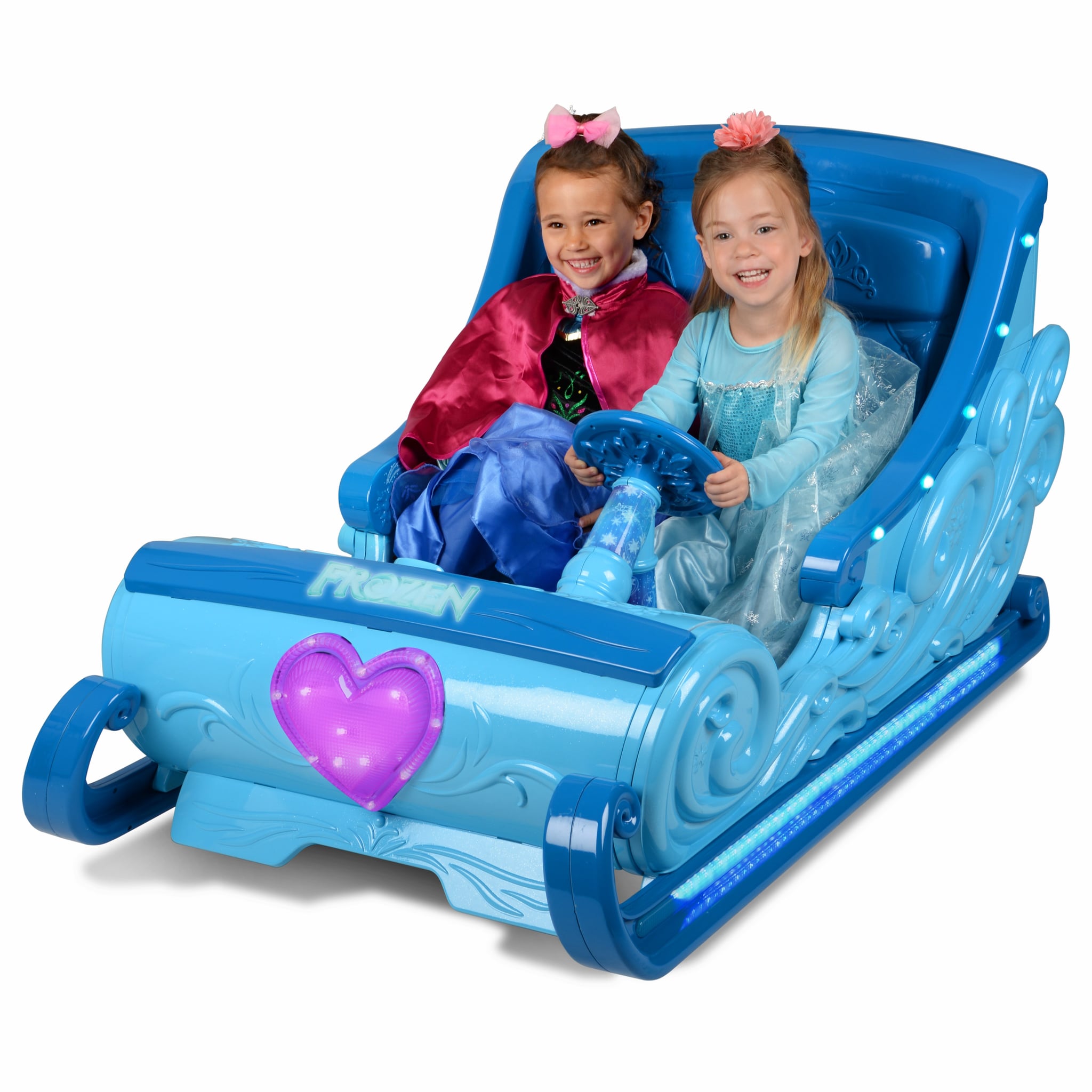 elsa ride on sleigh