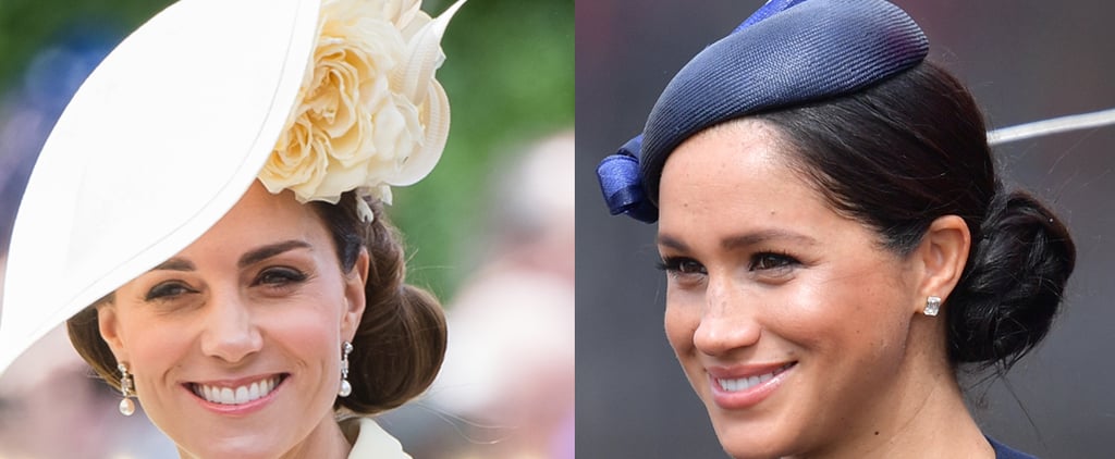 Meghan Markle and Kate Middleton's Hair Trooping the Colour