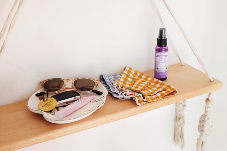 How to Style a Wall Shelf For the Entry