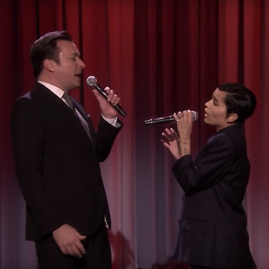 Zoë Kravitz and Jimmy Fallon Sing "Up Where We Belong" Video