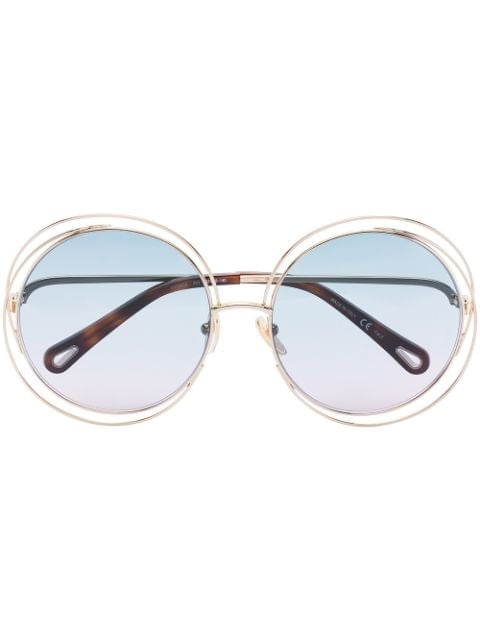 Chloé Eyewear Carlina Round-Frame Sunglasses