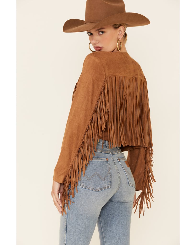 Vocal Faux Suede Western Jacket