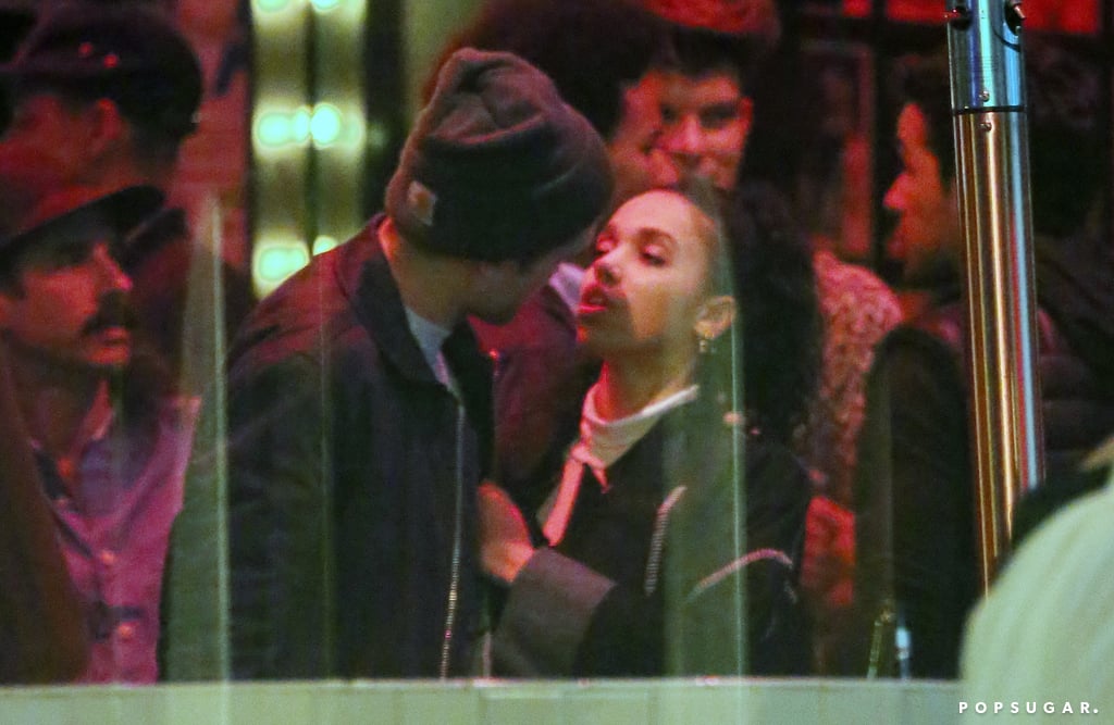 Robert Pattinson and FKA Twigs Kissing in LA POPSUGAR Celebrity