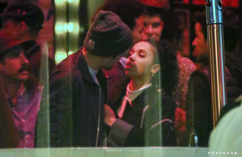 Robert Pattinson and FKA Twigs Kissing in LA