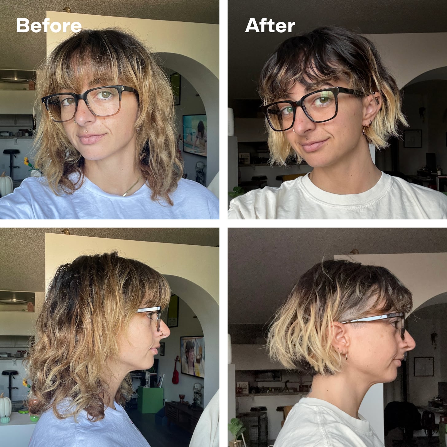 cowgirl bob haircut editor experiment before and after 