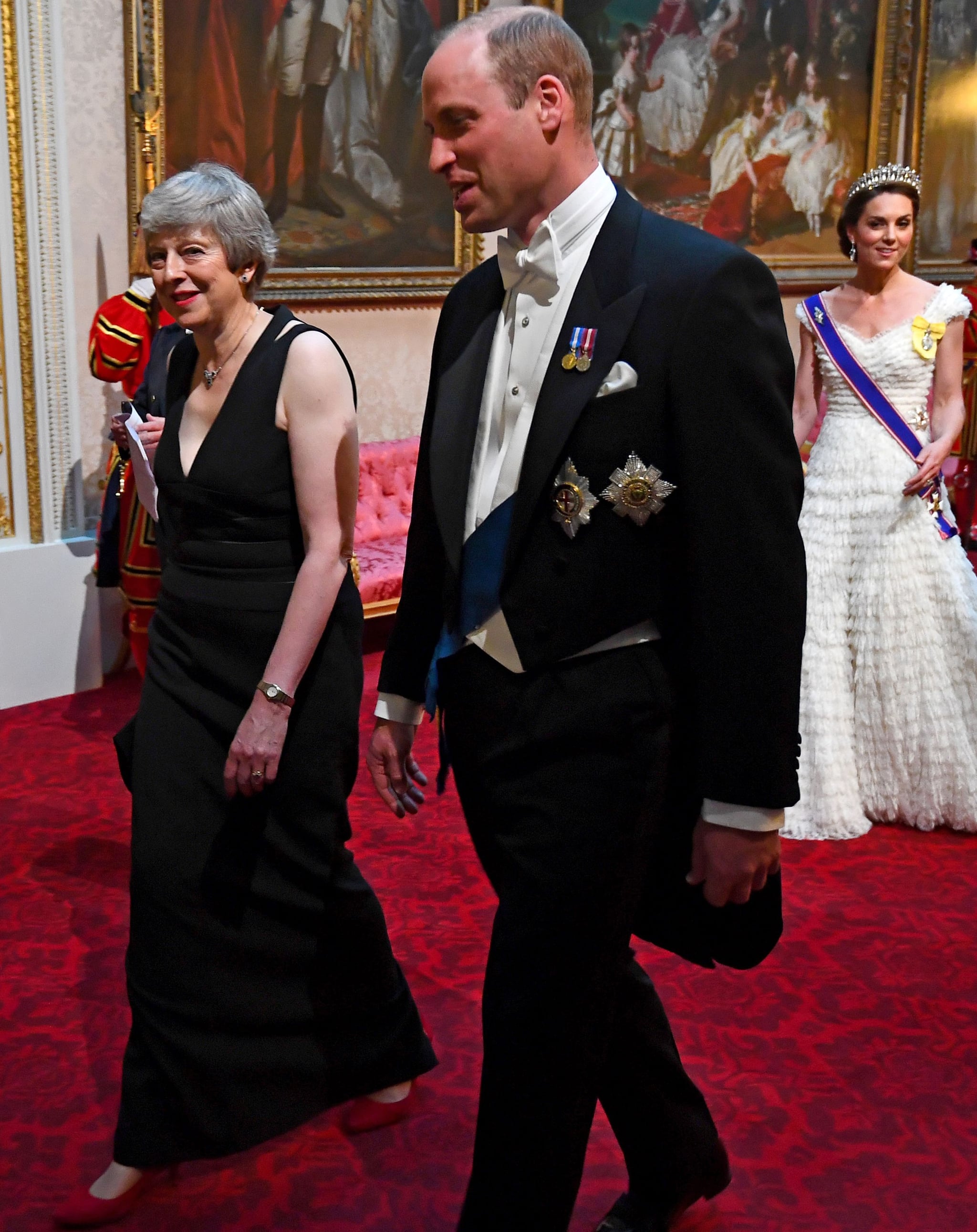 Prince William and Kate Middleton at State Banquet June 2019