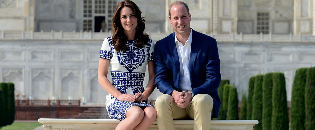 Kate Middleton's Naeem Khan Dress at the Taj Mahal 2016