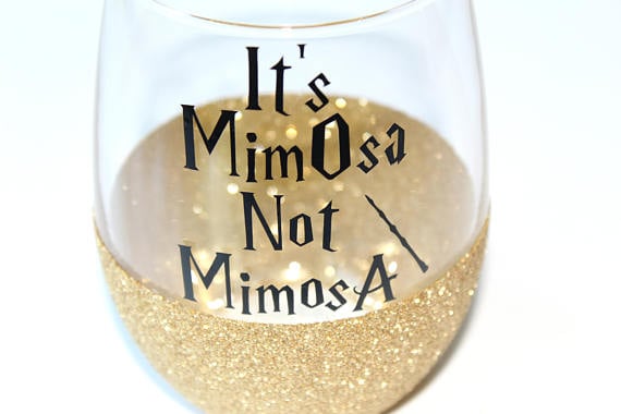 Harry Potter wine glass