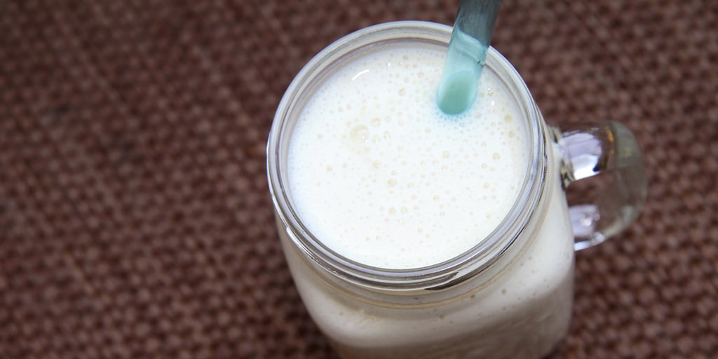 Vegan High-Protein Smoothie Made With Tofu and Soy Milk