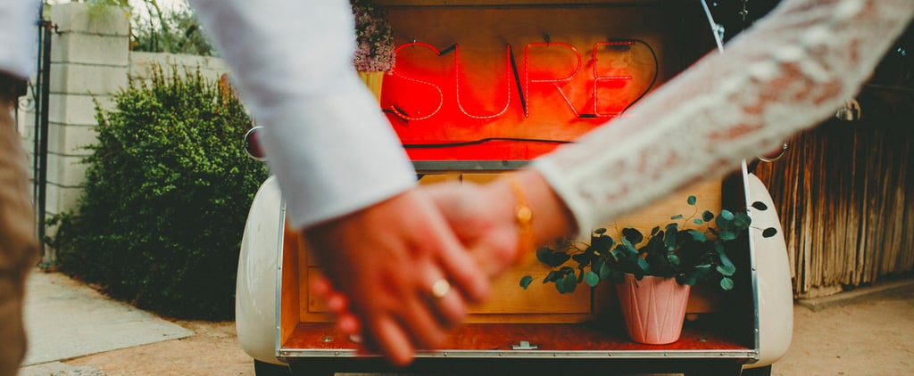 Trendy Palm Springs Wedding