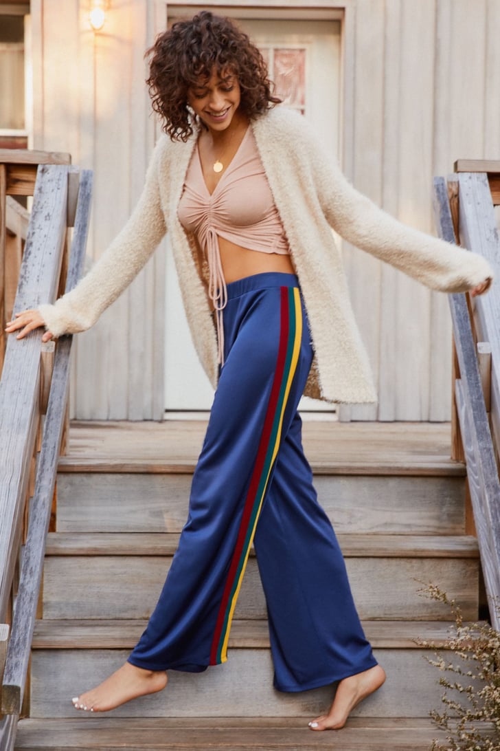 Striped rainbow pants store