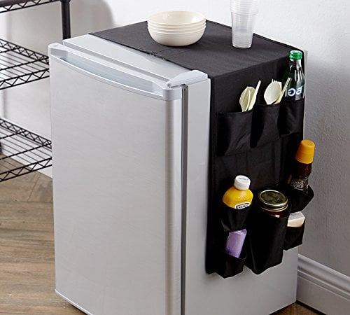 Moving into a dorm? Add extra storage for snacks, dishes and more with a  mini-fridge cart