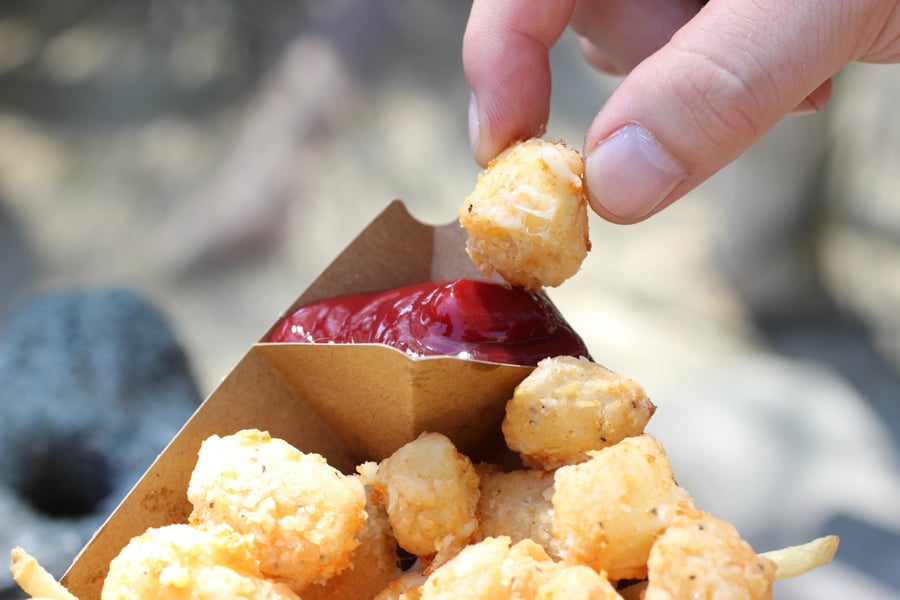 Fried Cheese Curds With Spicy Boysenberry Ketchup at Calico Fry