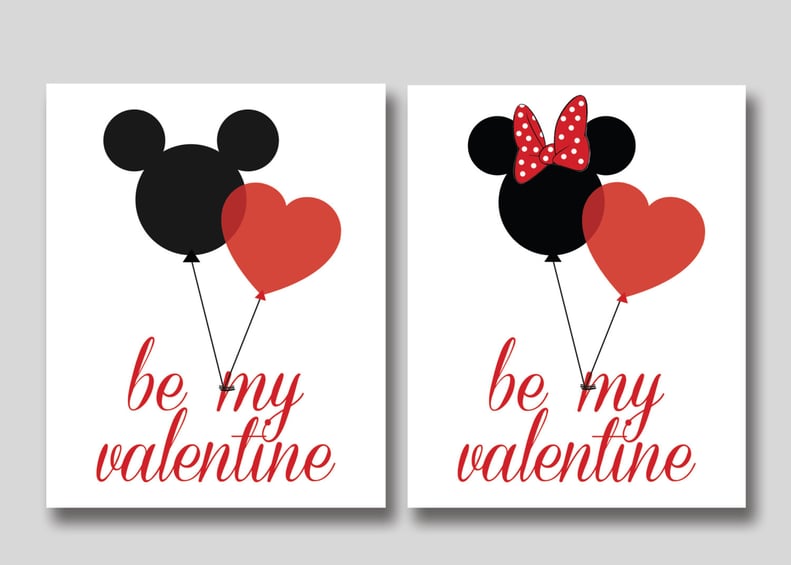 Mickey and Minnie Mouse Valentines