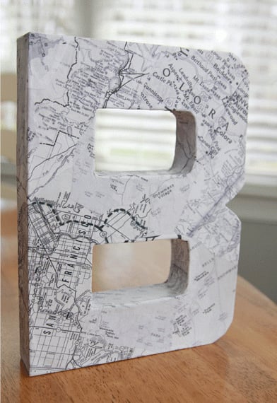 Paper Mache Monogram 11 Diy Decor Ideas For Baby S Nursery