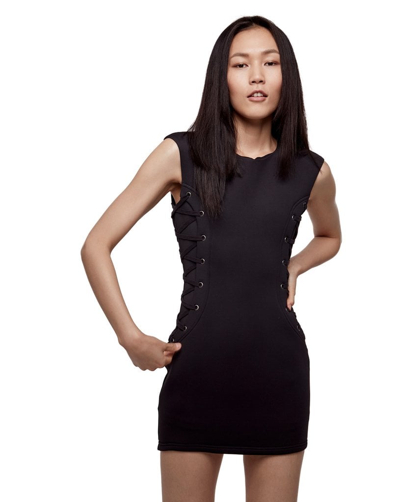 Scuba Lace-Up Dress ($88)