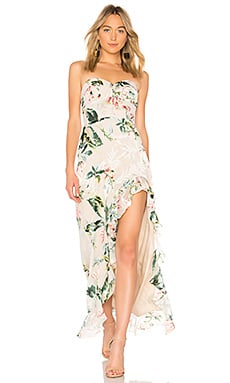 Amanda Uprichard Eden Gown in Eden Burnout