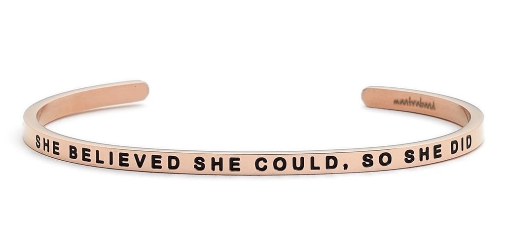 MantraBand 'She Believed She Could' Cuff