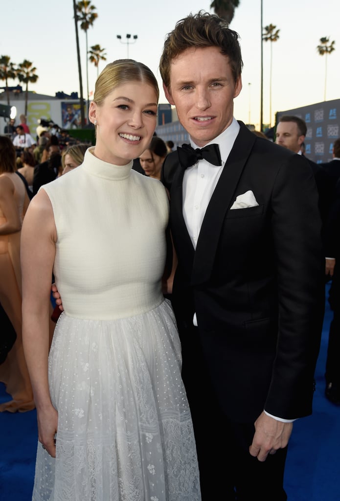 And Was the Perfect Gentleman Posing Next to Her