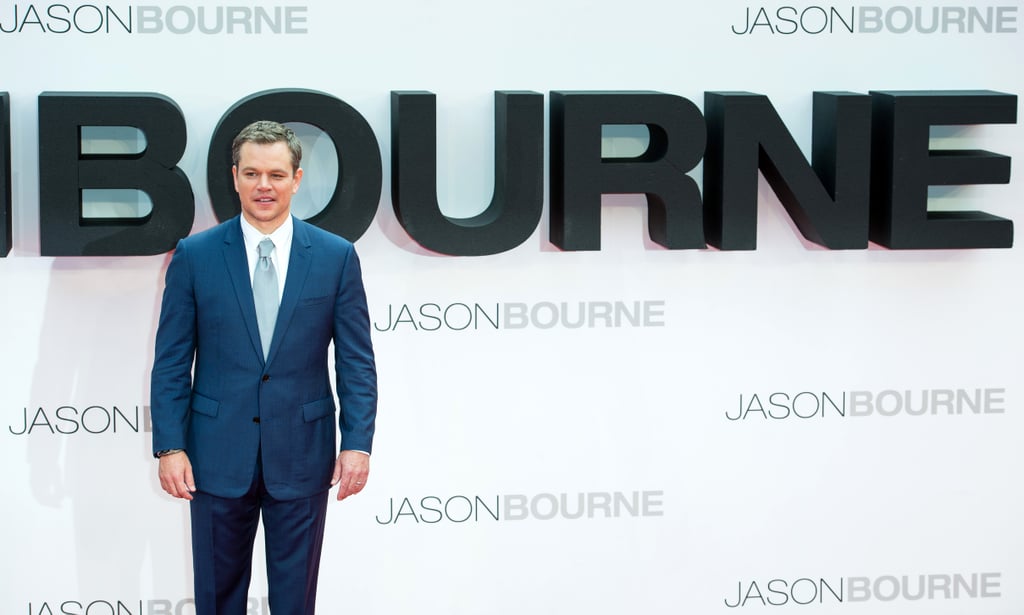Matt Damon at Jason Bourne UK Premiere July 2016 Pictures