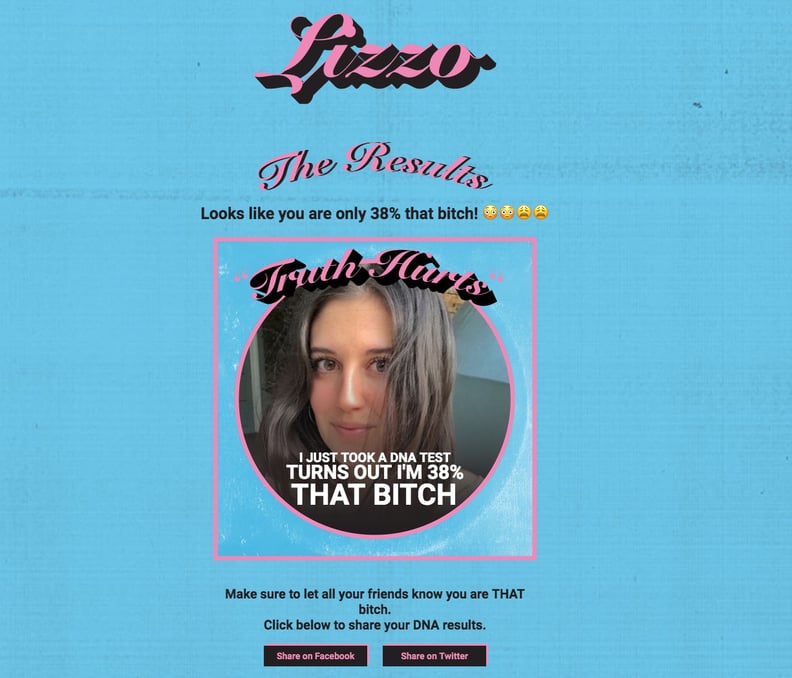 Finish Lizzo's Quiz and Assess Your Newly Claimed DNA