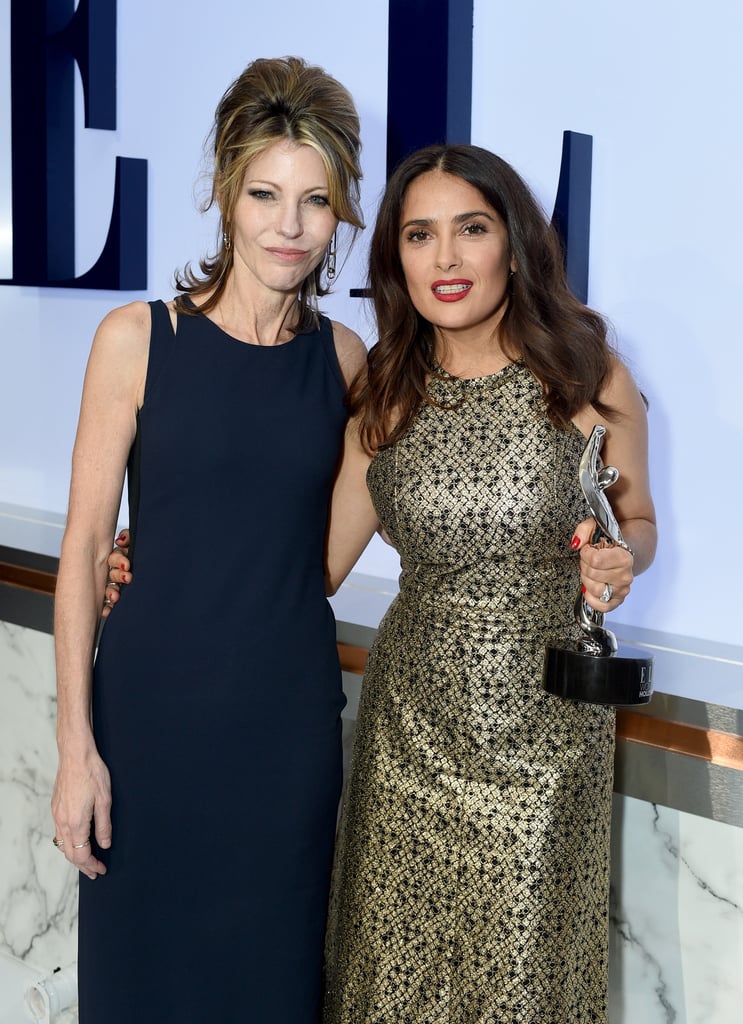 Robbie Myers and Salma Hayek