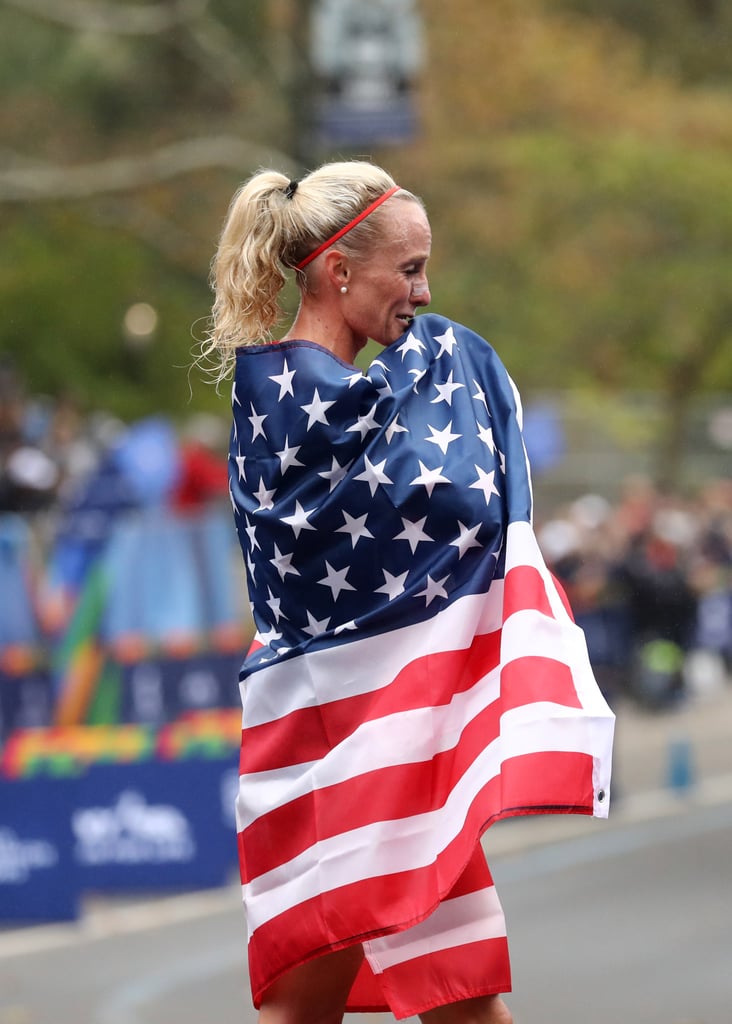 Shalane Flanagan Wins The 2017 Nyc Marathon Popsugar Fitness