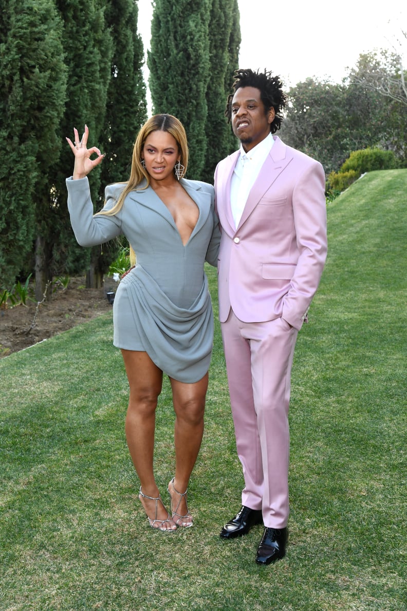 Beyoncé and JAY-Z at the 2020 Roc Nation Brunch in LA