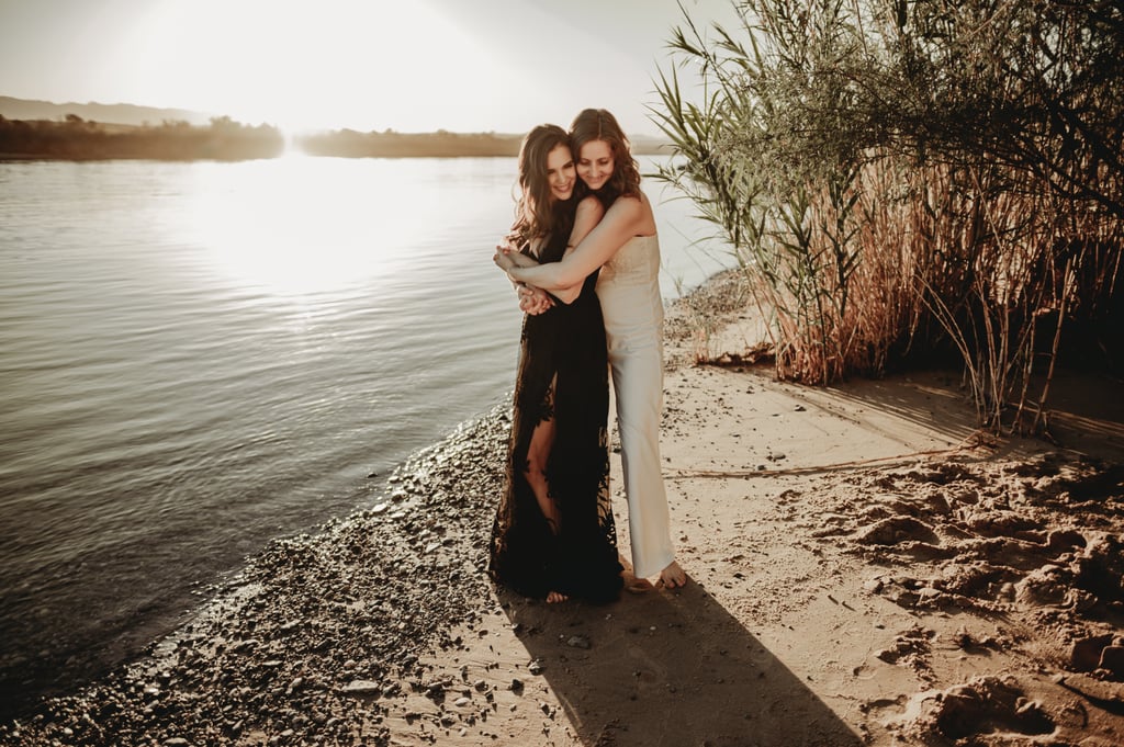 Sexy River Beach Engagement Photo Shoot