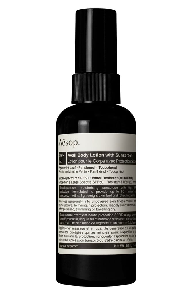 Aesop Avail Body Lotion With Sunscreen | What Is Aesop? | POPSUGAR ...