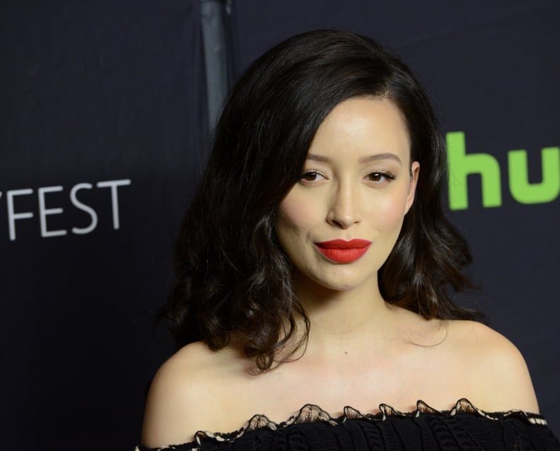 Christian Serratos's Loose Waves in 2017