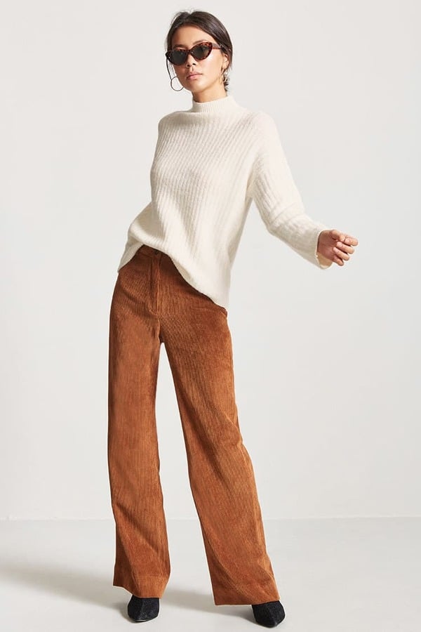 Forever 21 Brushed Ribbed Knit Sweater