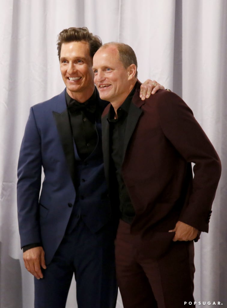 Matthew McConaughey and Woody Harrelson at the Emmys 2014