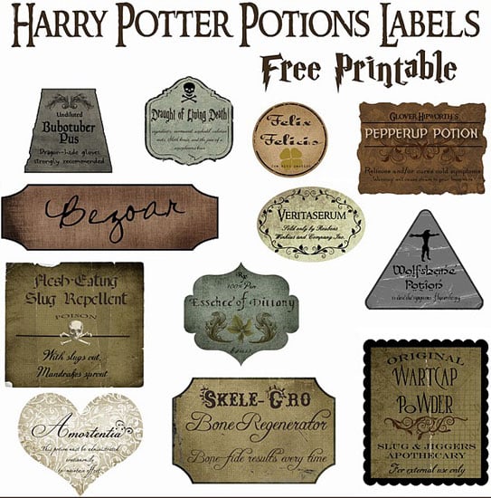 Make Your Own Potions Decor Ideas For Throwing A Harry Potter Party