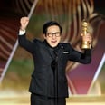 Ke Huy Quan Accepts Golden Globe For "Everything Everywhere All at Once" With Emotional Speech