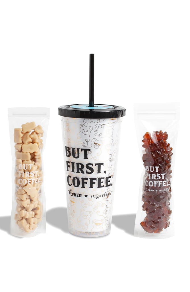 Sugarfina x Alfred's But First, Coffee Insulated Tumbler & Caffeinated