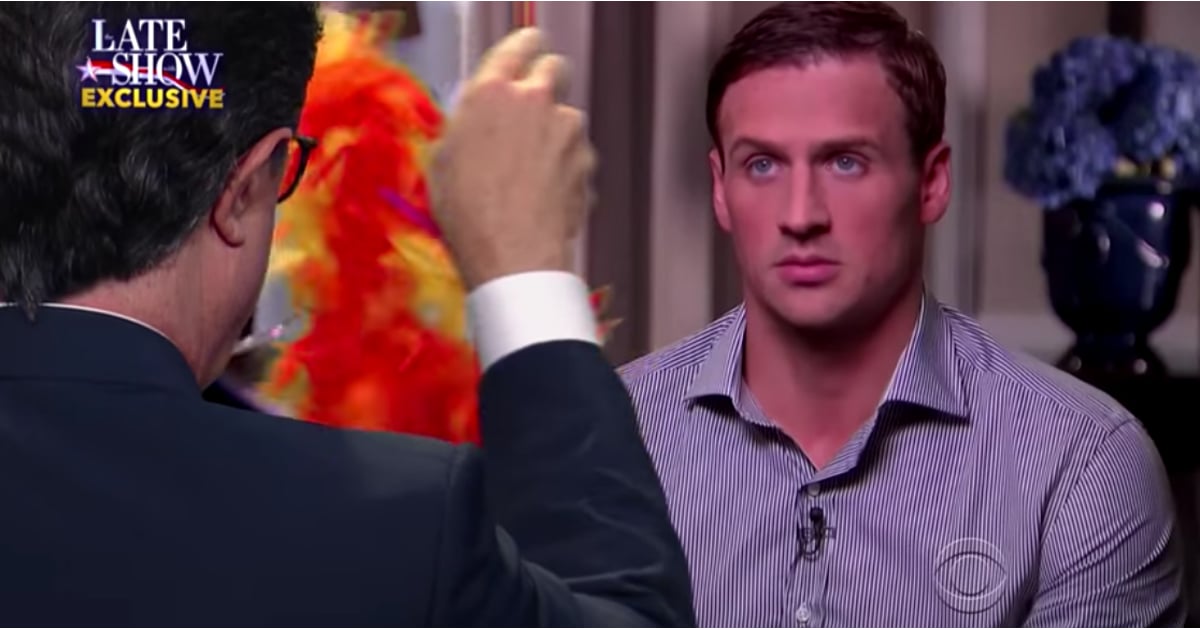 Stephen Colbert Ryan Lochte Spoof POPSUGAR News