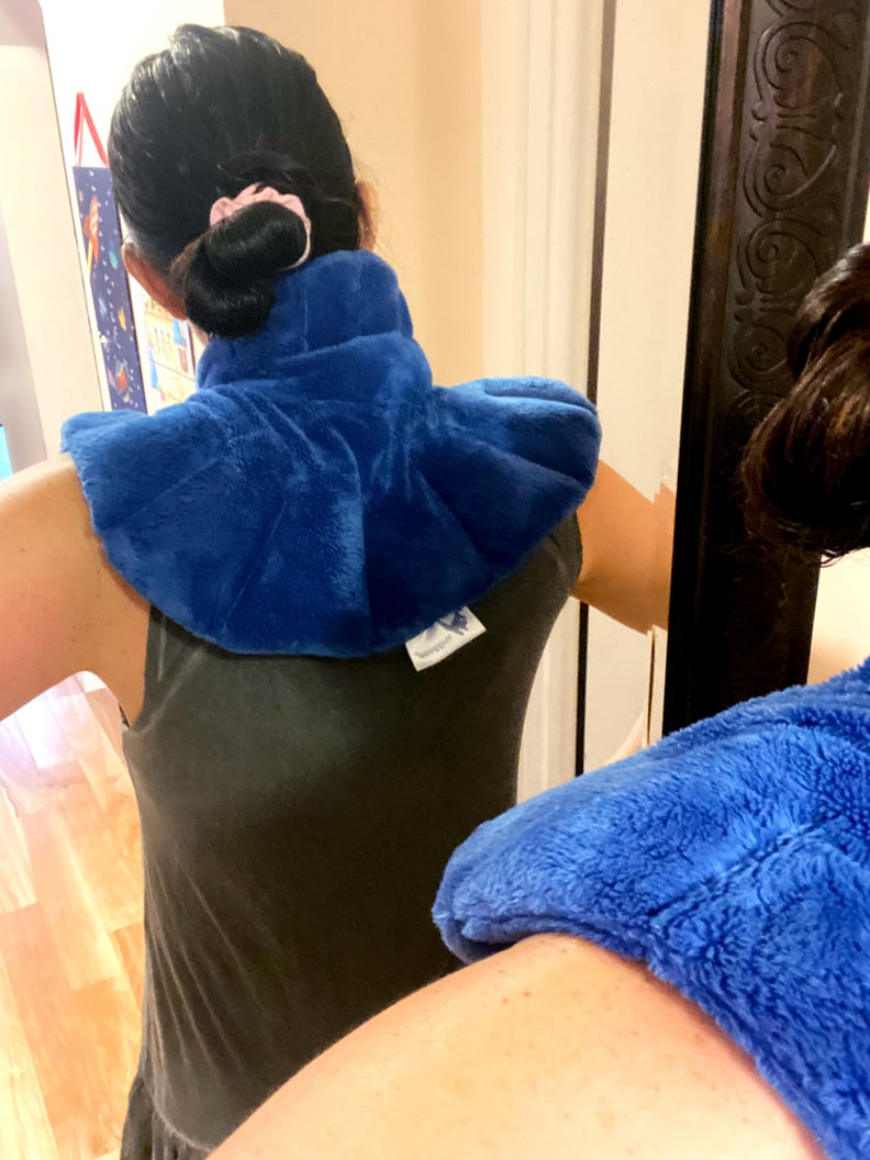 Huggaroo Weighted Neck and Shoulder Heating Pad Is Good For Cramps or Bloating
